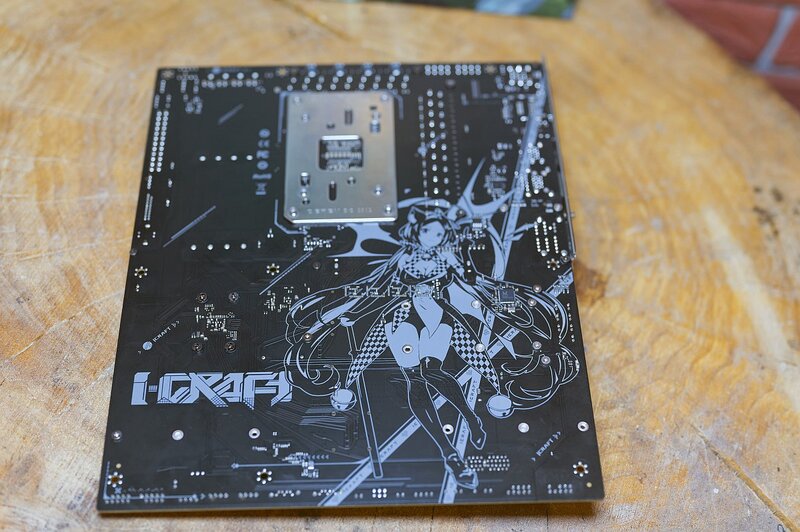 Maxsun MS-iCraft B850 AIGA back Maxsun MS-iCraft B850 AIGA back
