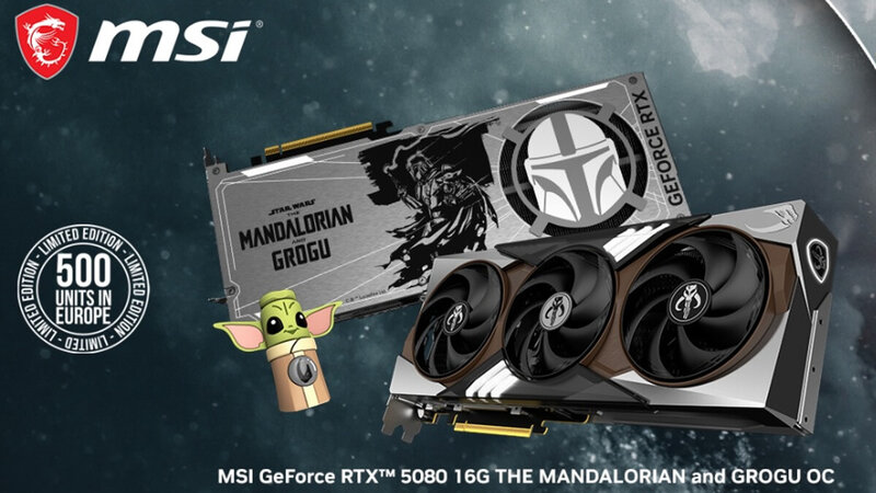 MSI GeForce RTX 5080 The Mandalorian and Grogu Grafikkarte MSI GeForce RTX 5080 The Mandalorian and Grogu Grafikkarte