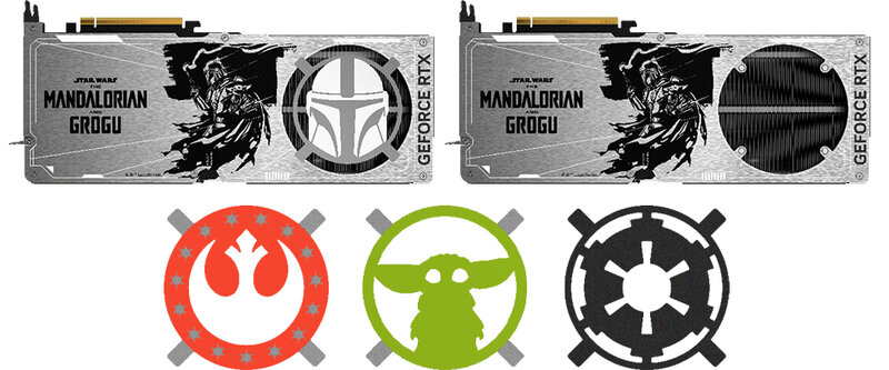 MSI GeForce RTX 5080 The Mandalorian and Grogu Lüfter MSI GeForce RTX 5080 The Mandalorian and Grogu Lüfter