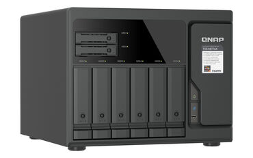 QNAP TVS-hx77AX Enterprise ZFS NAS Series for AI and Virtualization released