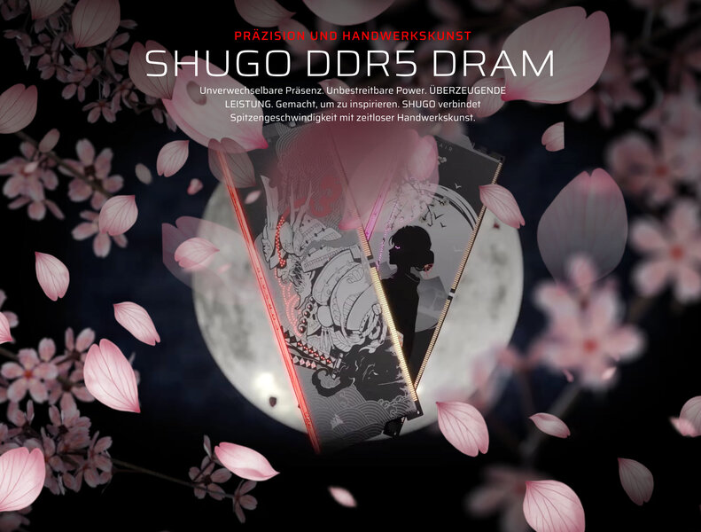 Corsair SHUGO DDR5 RAM SAKURA NOA Design Corsair SHUGO DDR5 RAM SAKURA NOA Design