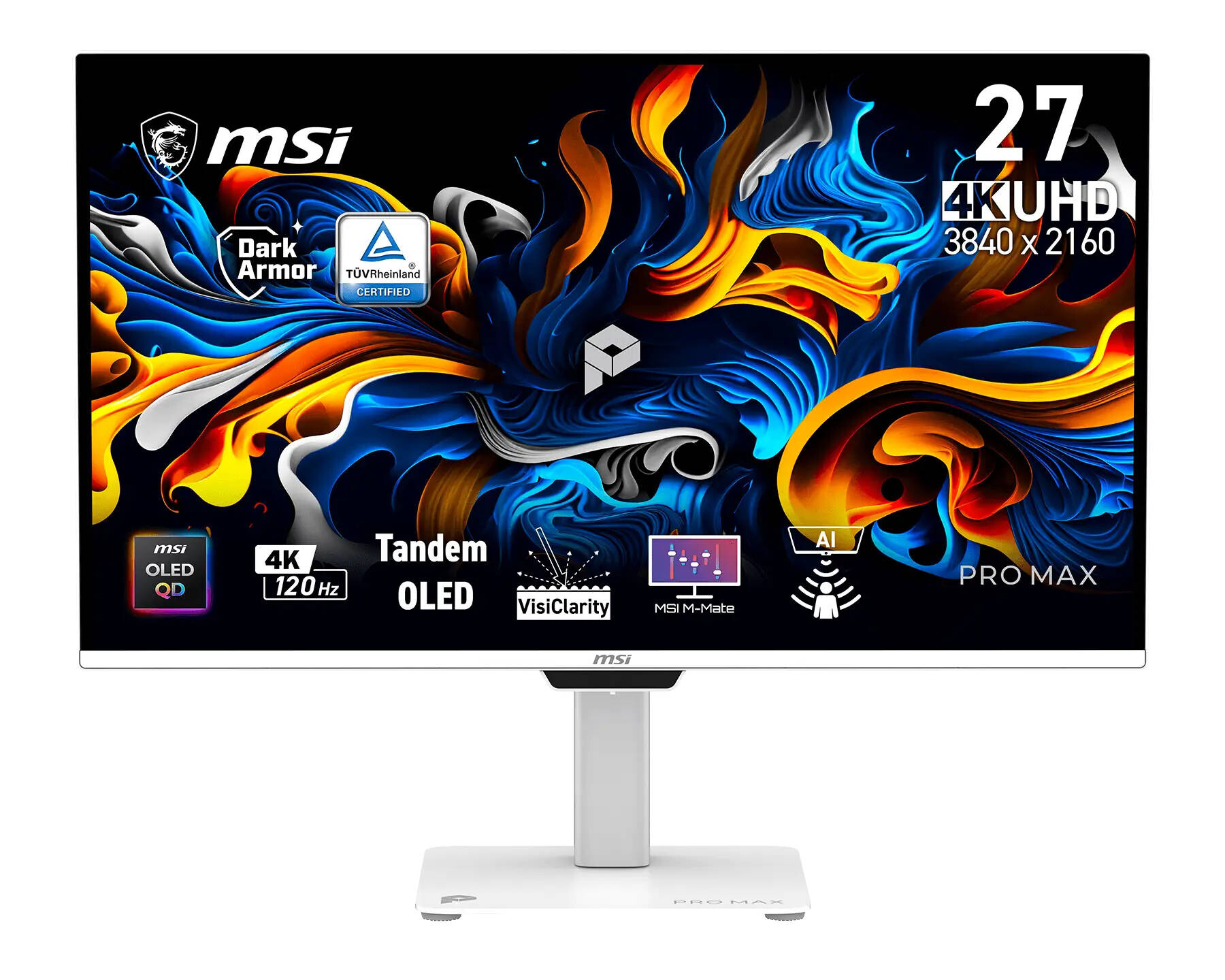 MSI PRO MAX OLED 271UPJW12  Image © MSI