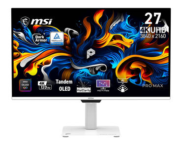 MSI PRO MAX OLED 271UPJW12: A 4K monitor featuring an innovative IJP OLED display