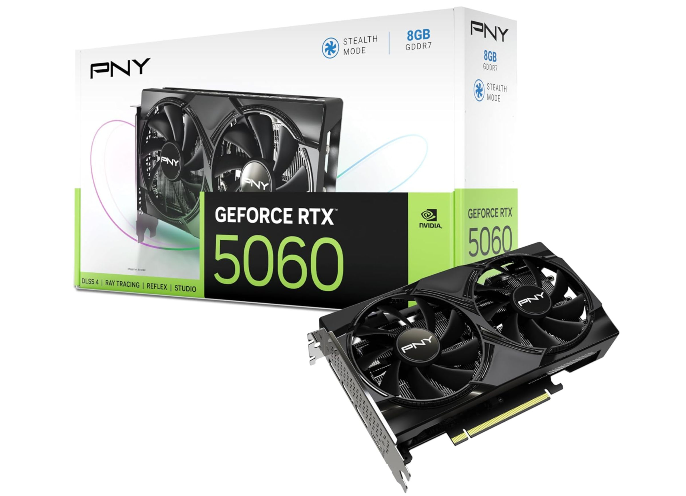 PNY GEFORCE RTX 5060 8GB Dual Fan  Image © PNY