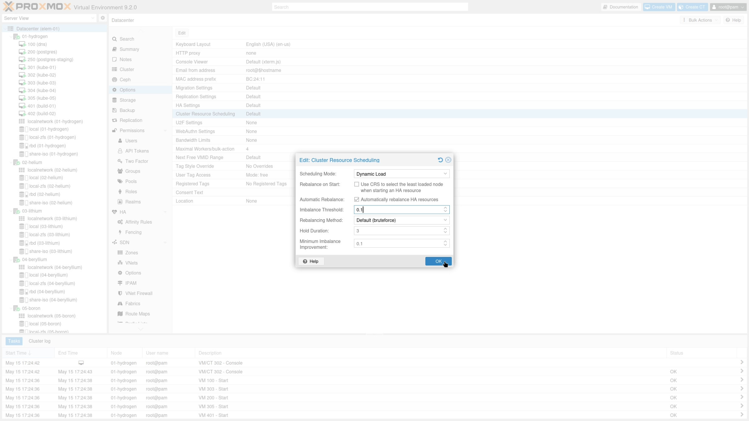 Proxmox VE 9 2 Dynamic Load Balancer  Image © Proxmox