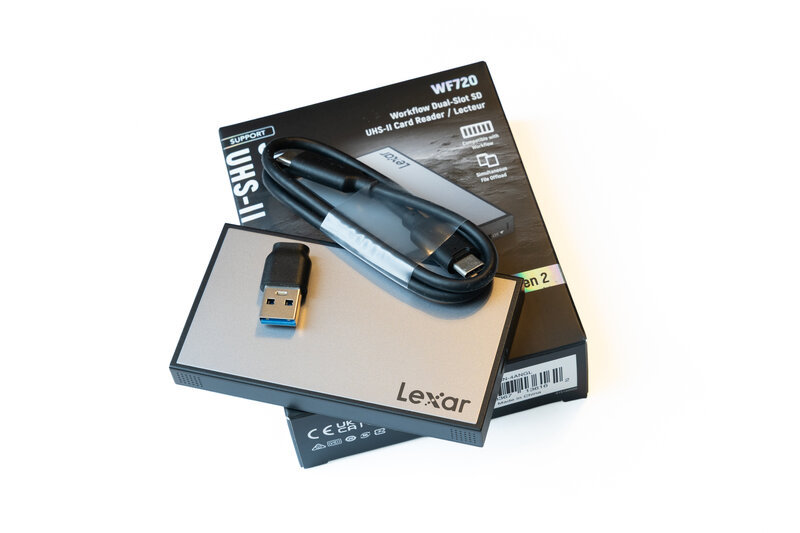 Lexar Kartenleser WF720 Lieferumfang Lexar Kartenleser WF720 Lieferumfang