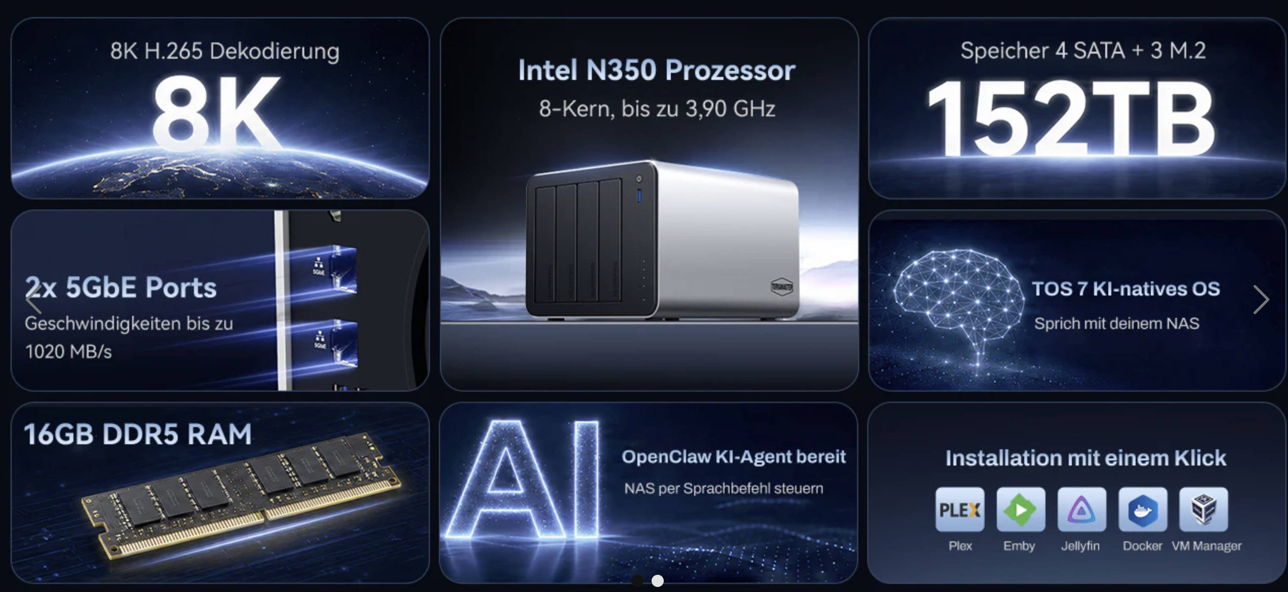 TERRAMASTER F4 425 Pro NAS Spec