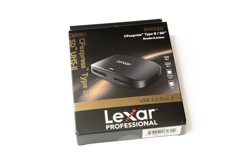 Lexar Kartenleser RW520 Verpackung Lexar Kartenleser RW520 Verpackung