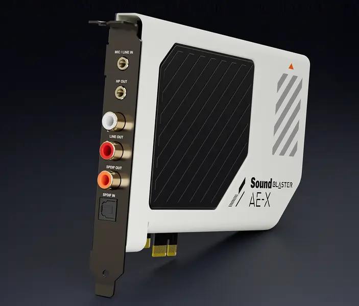 Creative Sound Blaster AE X Anschlüsse