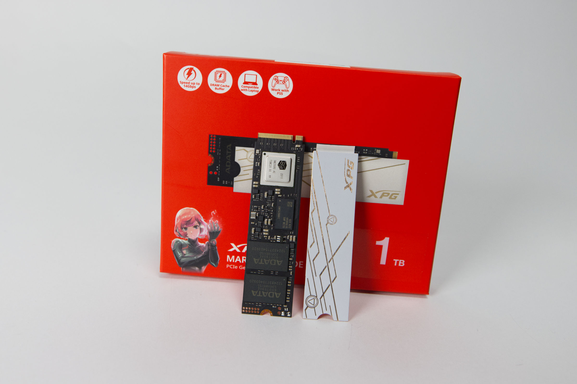 XPG MARS 980 Blade SSD mit Kühlplatte XPG MARS 980 Blade SSD mit Kühlplatte
