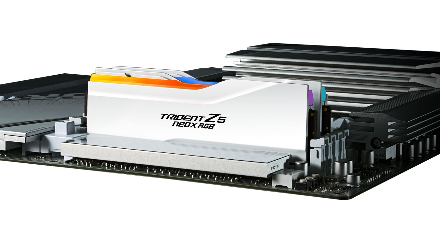 G SKILL Trident Z5 NeoX RGB DDR5 Speicher weiss