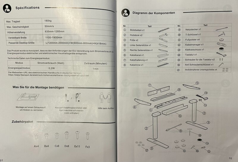 Flexispot E7 Pro 2026 023 Components Overview