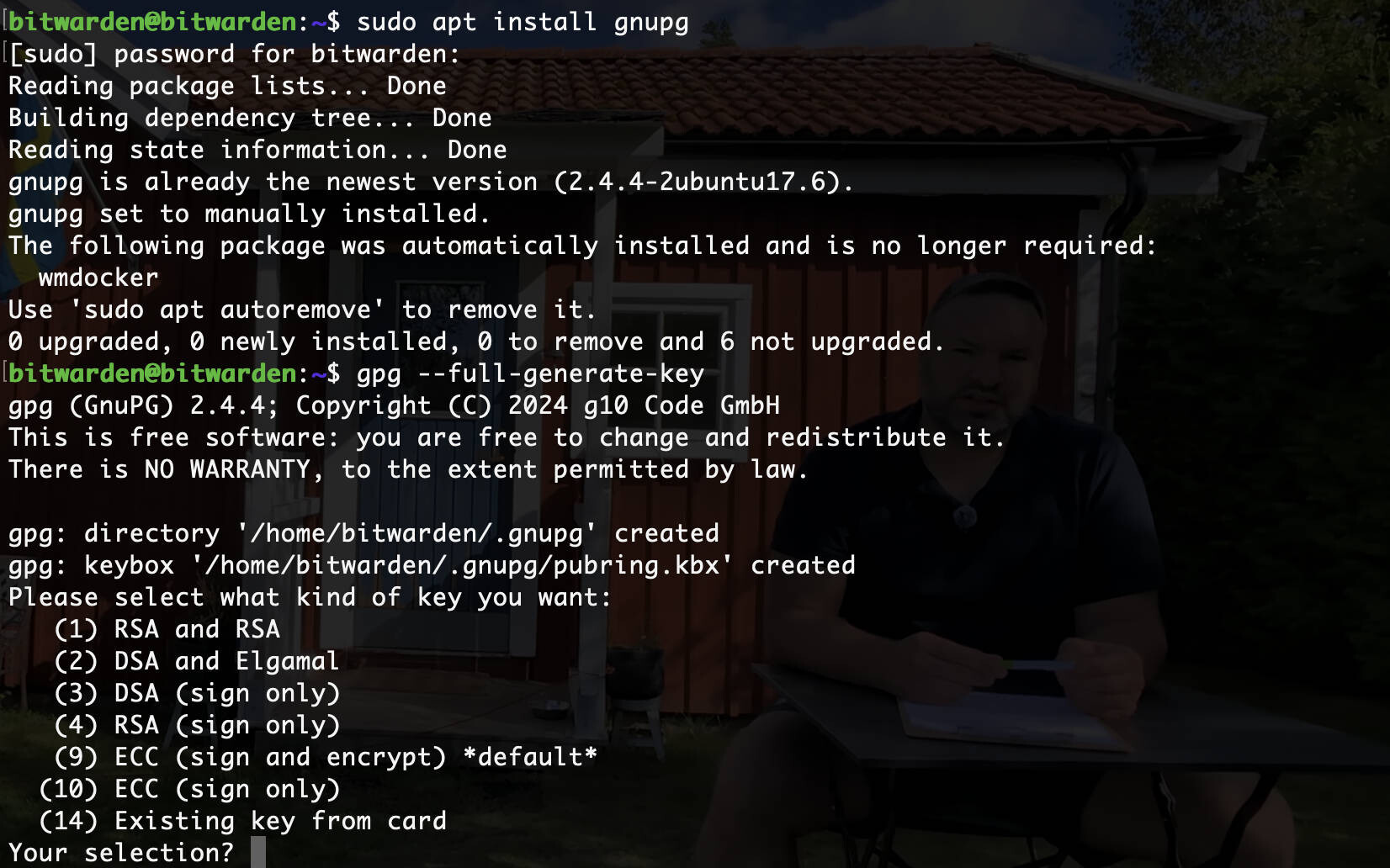 GnuPG OpenPGP Schlüssel erstellen  Image © PCMasters.de