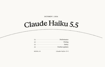 Claude Haiku 5.5: All the Information, Pricing, and Capabilities of the New LLM