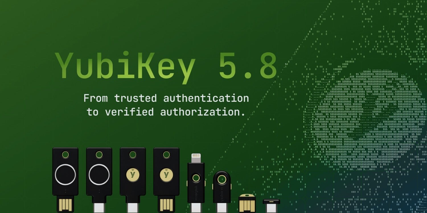 Yubico YubiKey 5 8  Image © Yubico