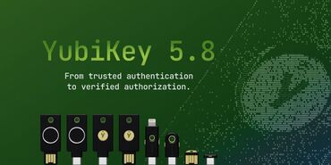 Yubico YubiKey 5.8 with hardware-based authorization and digital signatures