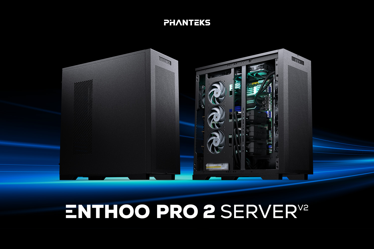 Phantek's Enthoo Pro 2 Server V2 and Enthoo Elite Server server chassis presented