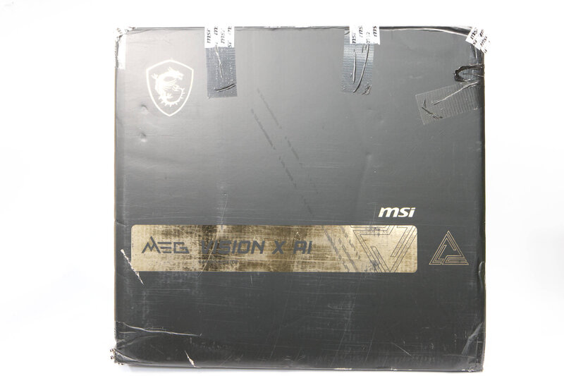 MSI MEG Vision X AI packaging MSI MEG Vision X AI packaging