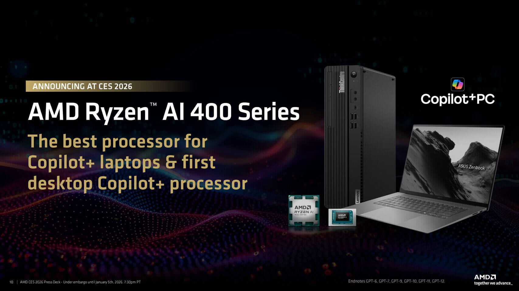 Ryzen AI PRO 400 Desktop CPU  Image © Saša Marinković