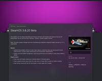 SteamOS 3.8.20 beta improves VRAM efficiency and updates Mesa drivers