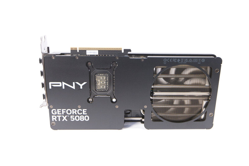 PNY GeForce RTX 5080 SLIM OC Back Side PNY GeForce RTX 5080 SLIM OC Back Side