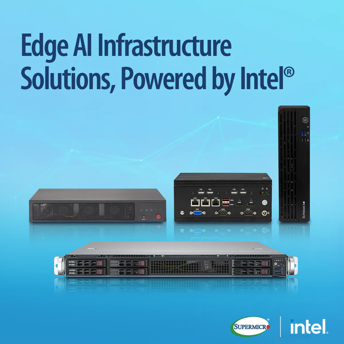 Supermicro Mini Tower Embedded PCs und U1 Server  Image © Supermicro