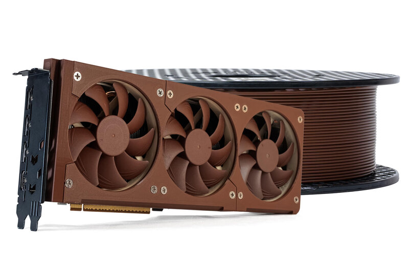 Noctua und Prusa PETG Filament PETG Noctua Brown Noctua und Prusa PETG Filament PETG Noctua Brown