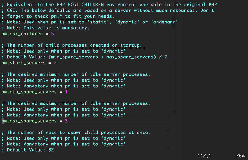 PHP FPM und Nginx Server Leistungsoptimierun