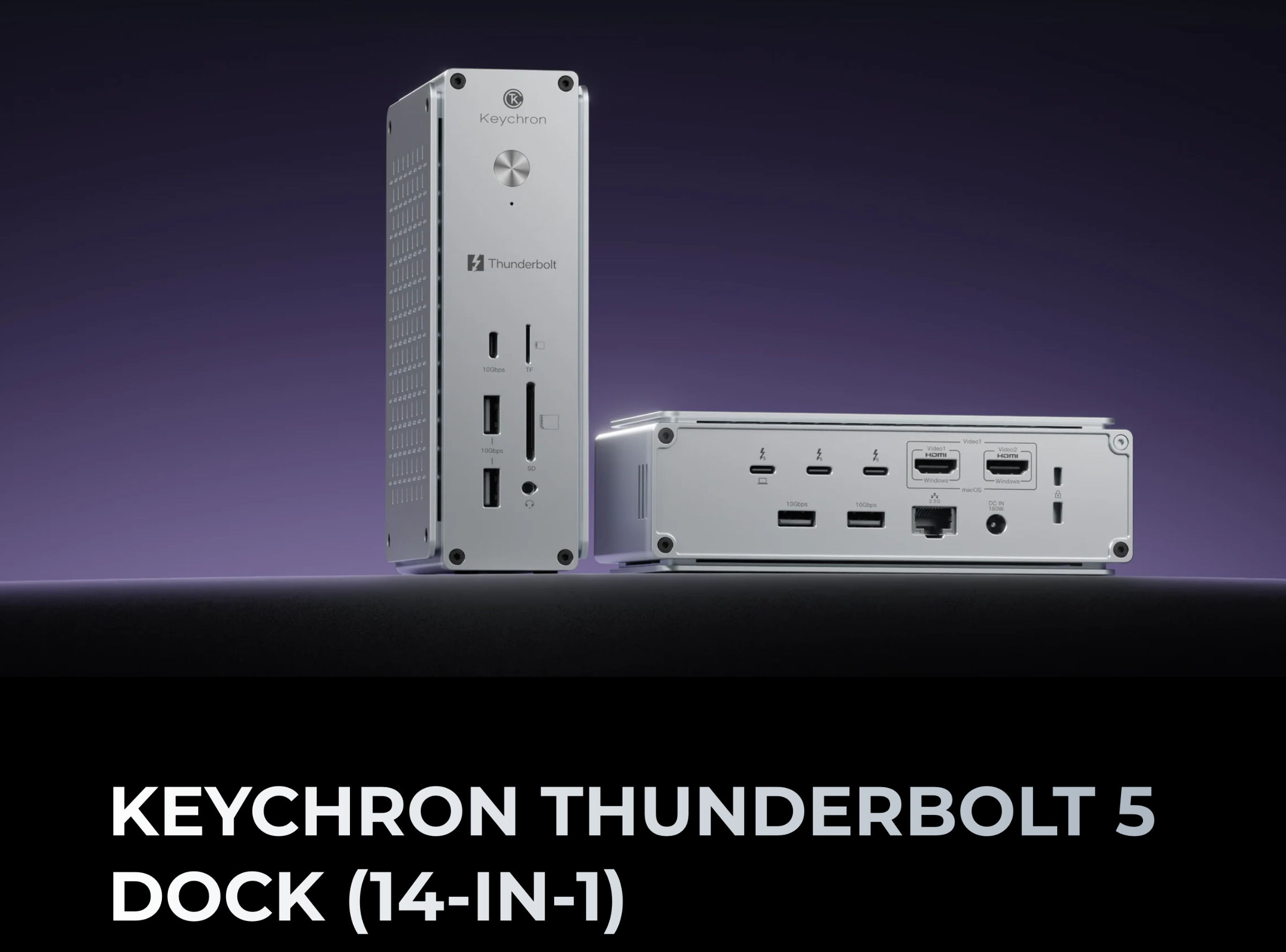 Keychron 14 in 1 Thunderbolt 5 Dockingstation  Image © PCMasters.de