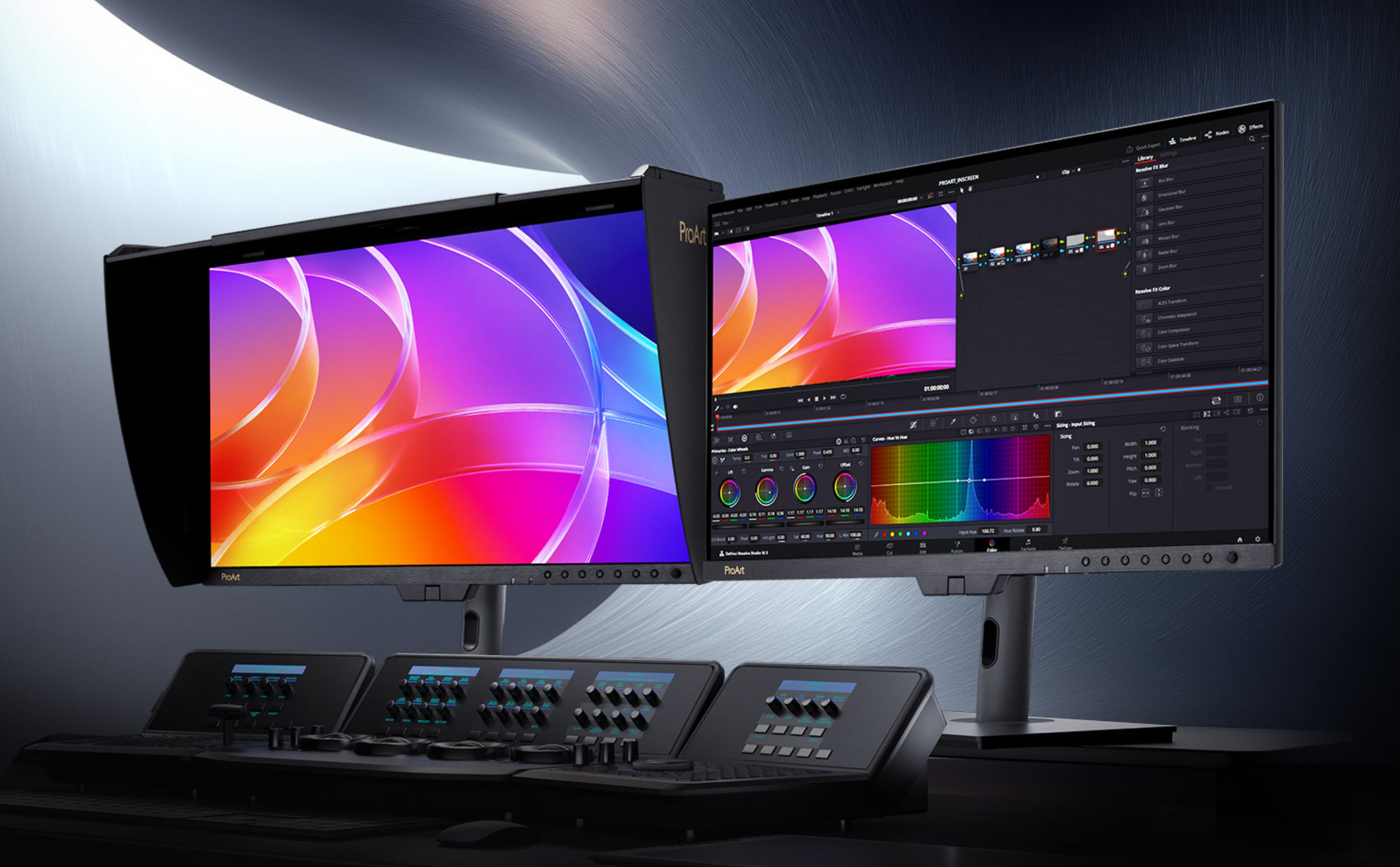 ASUS ProArt Display OLED PA27USD PA32USD  Image © ASUS