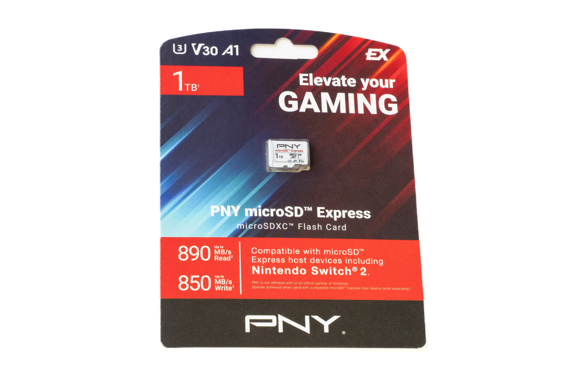 PNY microSDExpress Verpackung
