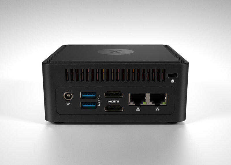 TUXEDO Nano Pro Gen 15 Mini PC Rückseite TUXEDO Nano Pro Gen 15 Mini PC Rückseite