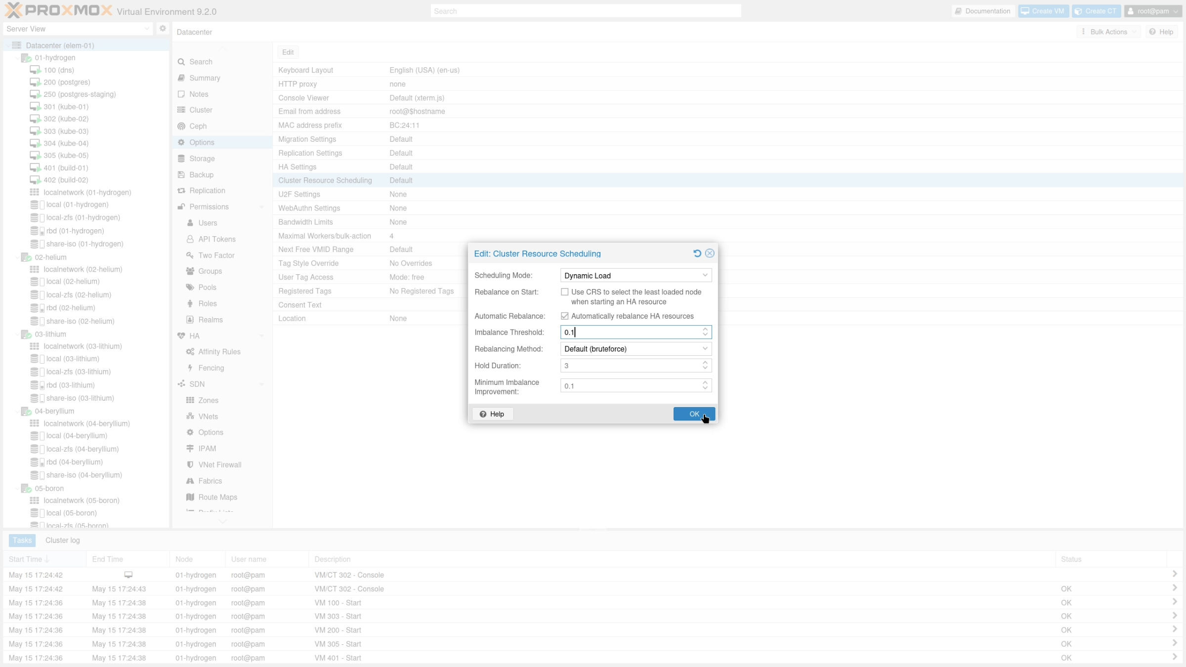 Proxmox VE 9 2 Dynamic Load Balancer  Image © Proxmox