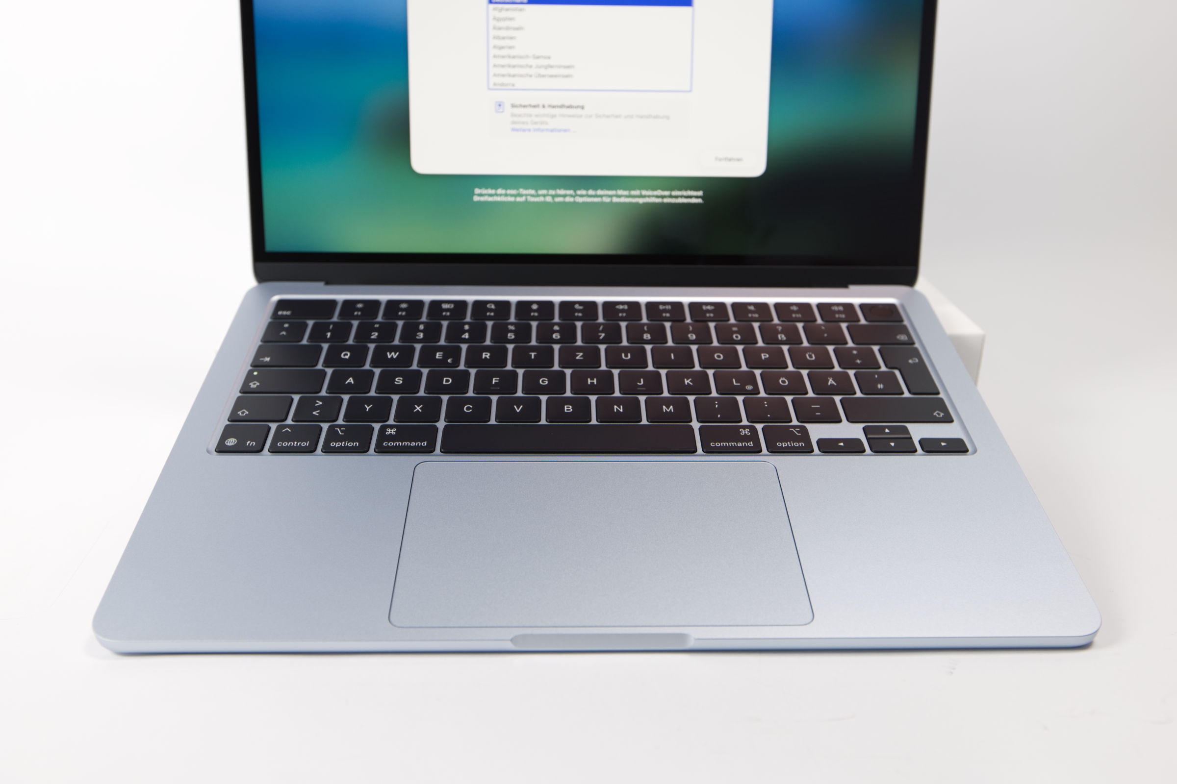 Apple MacBook Air 13 M5 Trackpad und Tastatur Apple MacBook Air 13 M5 Trackpad und Tastatur