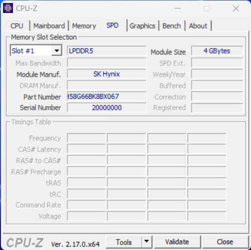 CTONE AM23 Mini PC CPUz SPD CTONE AM23 Mini PC CPUz SPD