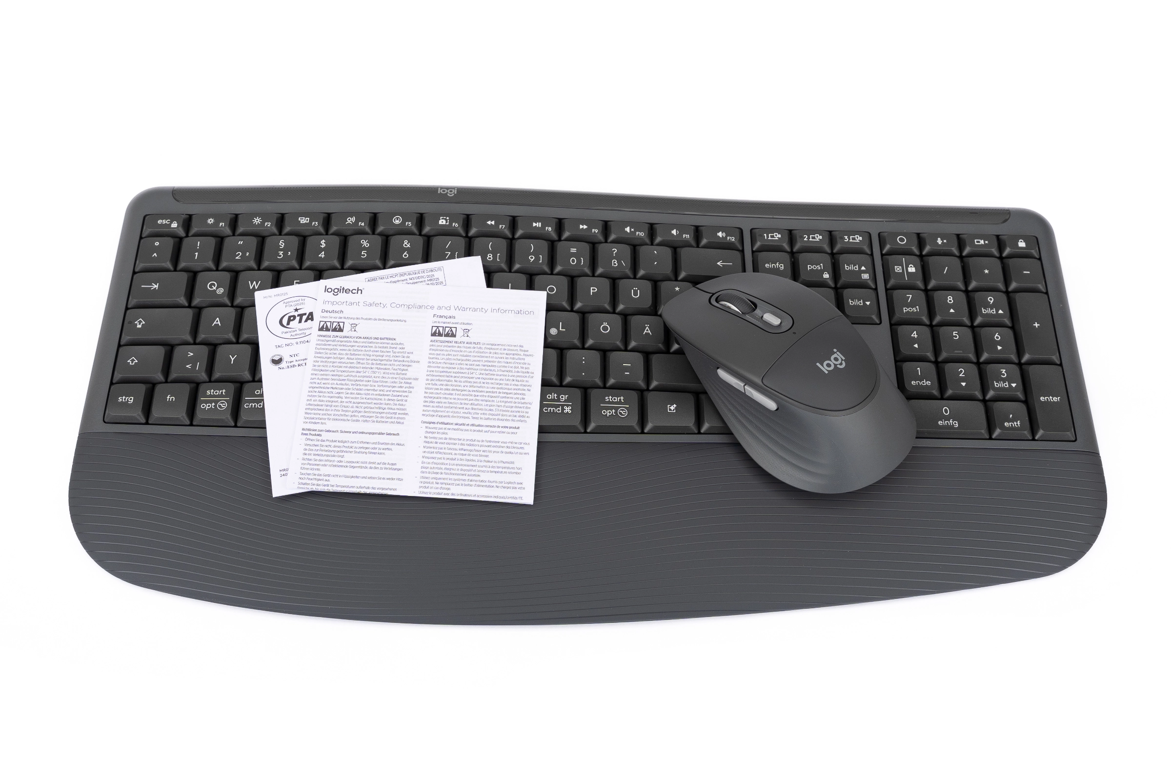 Logitech Signature Comfort Plus Combo MK880 Lieferumfang Logitech Signature Comfort Plus Combo MK880 Lieferumfang