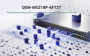 QNAP QSW-M5218: New L3-Lite Managed 25-GbE Switches with 20 Ports