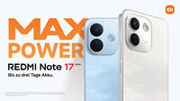 The Xiaomi Redmi Note 17 Series features high-capacity, long-lasting batteries