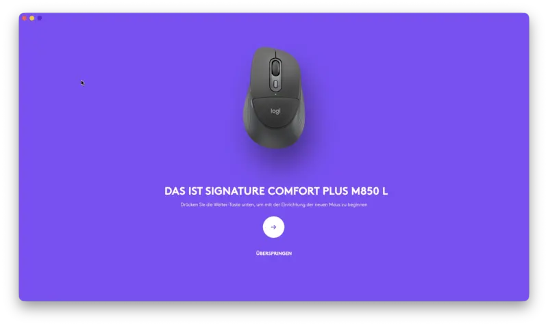 Logitech M850L Options EInführung Logitech M850L Options EInführung