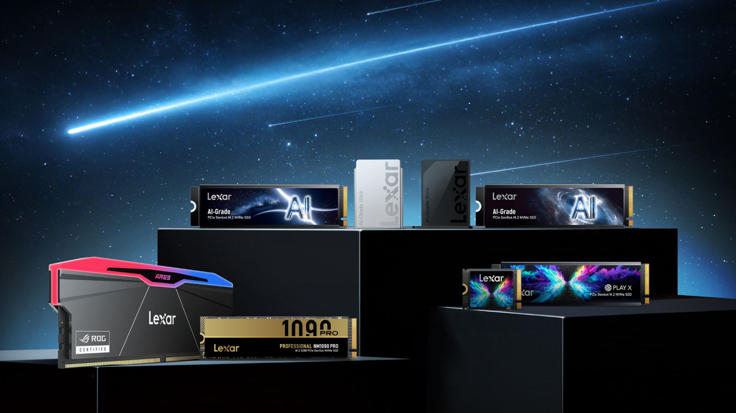 Lexar AI Storage Core and Gen5 SSDs revealed at COMPUTEX 2026
