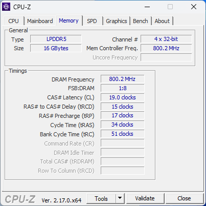 Acemagic RX16 CPUz Memory Acemagic RX16 CPUz Memory