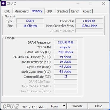 NiPoGi Pinova P1 Ryzen Embedded R2544 CPUz Memory NiPoGi Pinova P1 Ryzen Embedded R2544 CPUz Memory