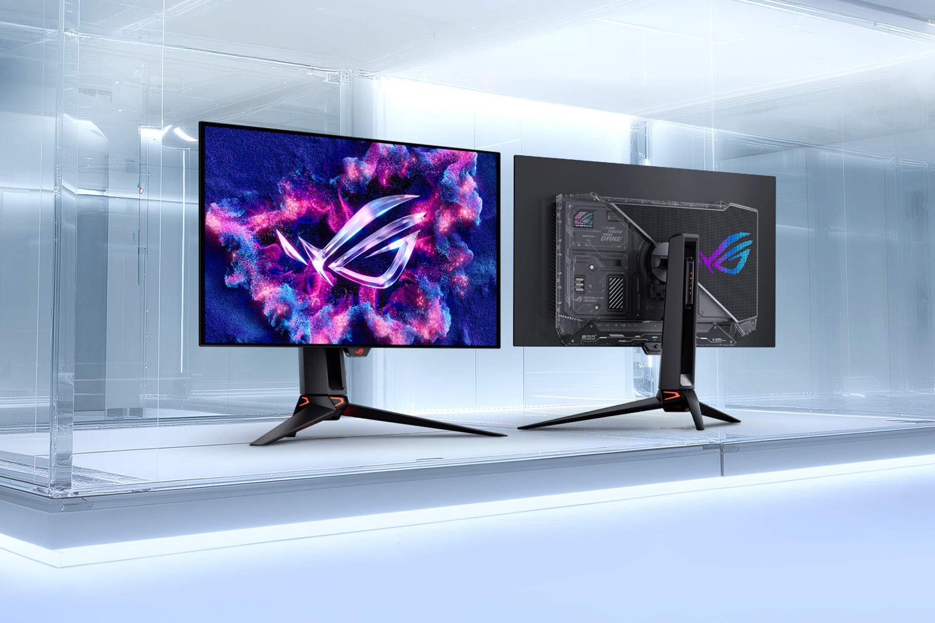ASUS ROG Swift OLED PG27UCWM und PG32UCWM Design  Image © ASUS