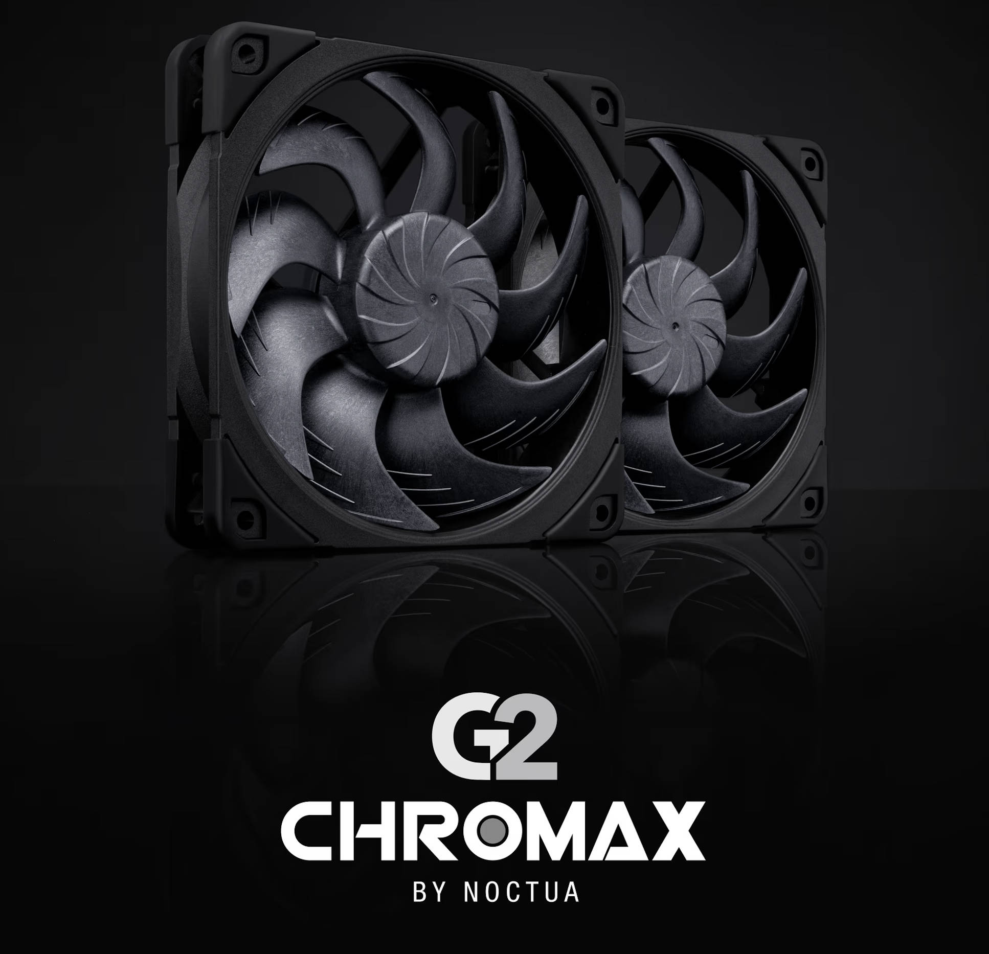 Noctua NF-A12x25 G2 chromax.black: Beliebte Lüfter jetzt auch in Schwarz