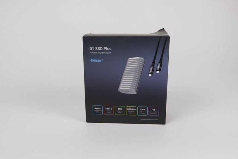 TeraMaster D1 SSD Plus Verpackung TeraMaster D1 SSD Plus Verpackung