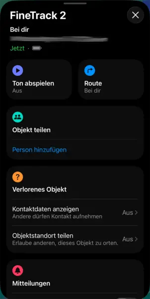 UGREEN FineTrack 2 iOS Funktionen UGREEN FineTrack 2 iOS Funktionen