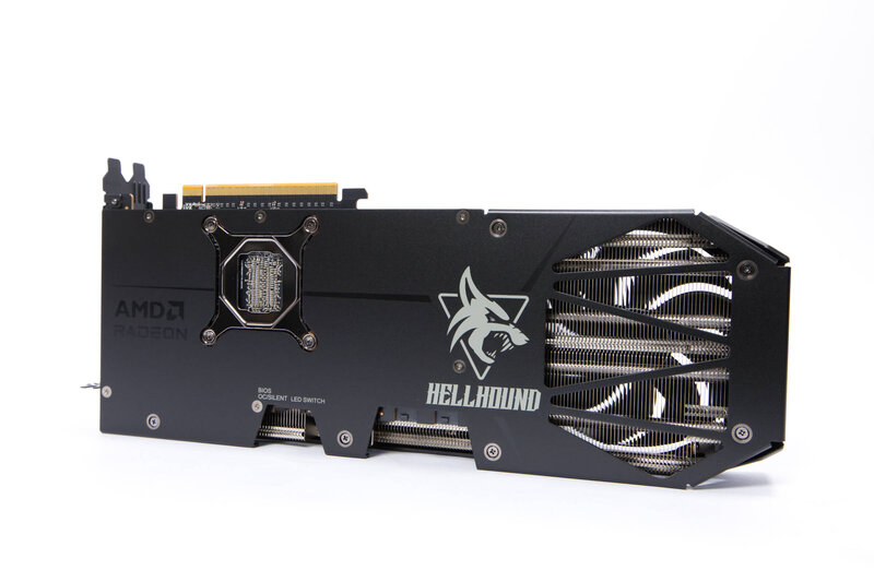 PowerColor Radeon RX 9070 Hellhound Backplate PowerColor Radeon RX 9070 Hellhound Backplate