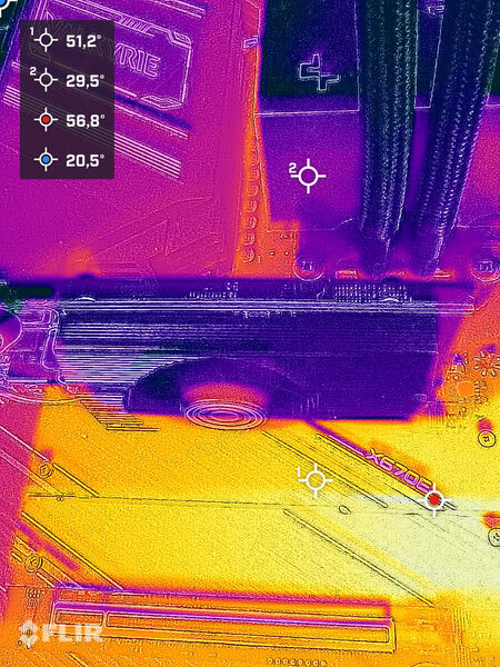 XPG MARS 980 Blade Wärmebildaufnahme XPG MARS 980 Blade Wärmebildaufnahme