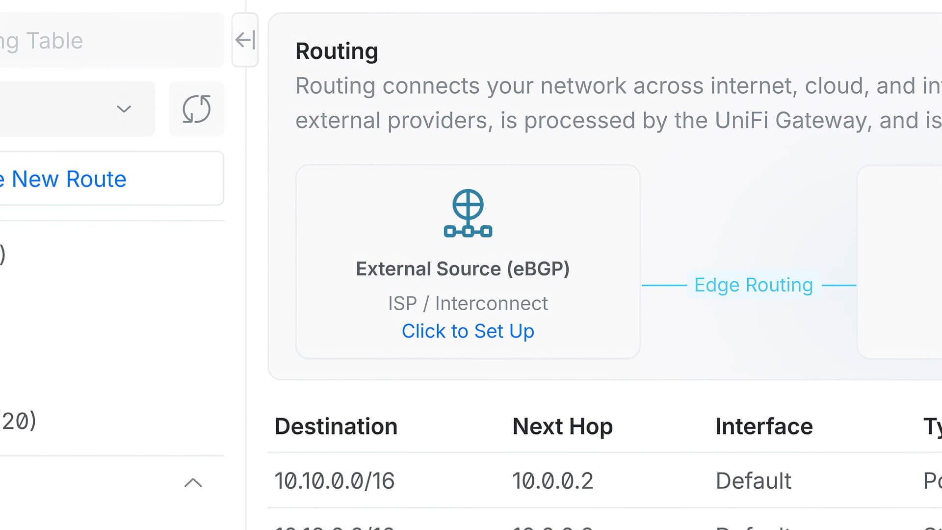UniFi Network 10 4 eBGP  Image © Ubiquiti