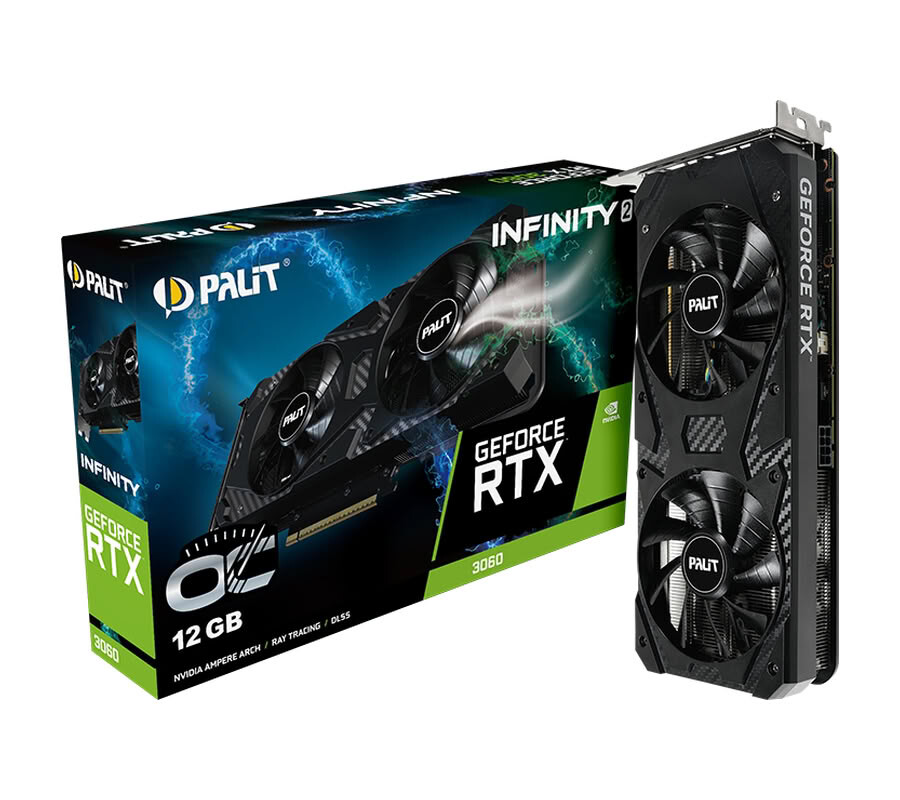 Palit GeForce RTX 3060 Infinity 2 OC mit Box  Image © Palit
